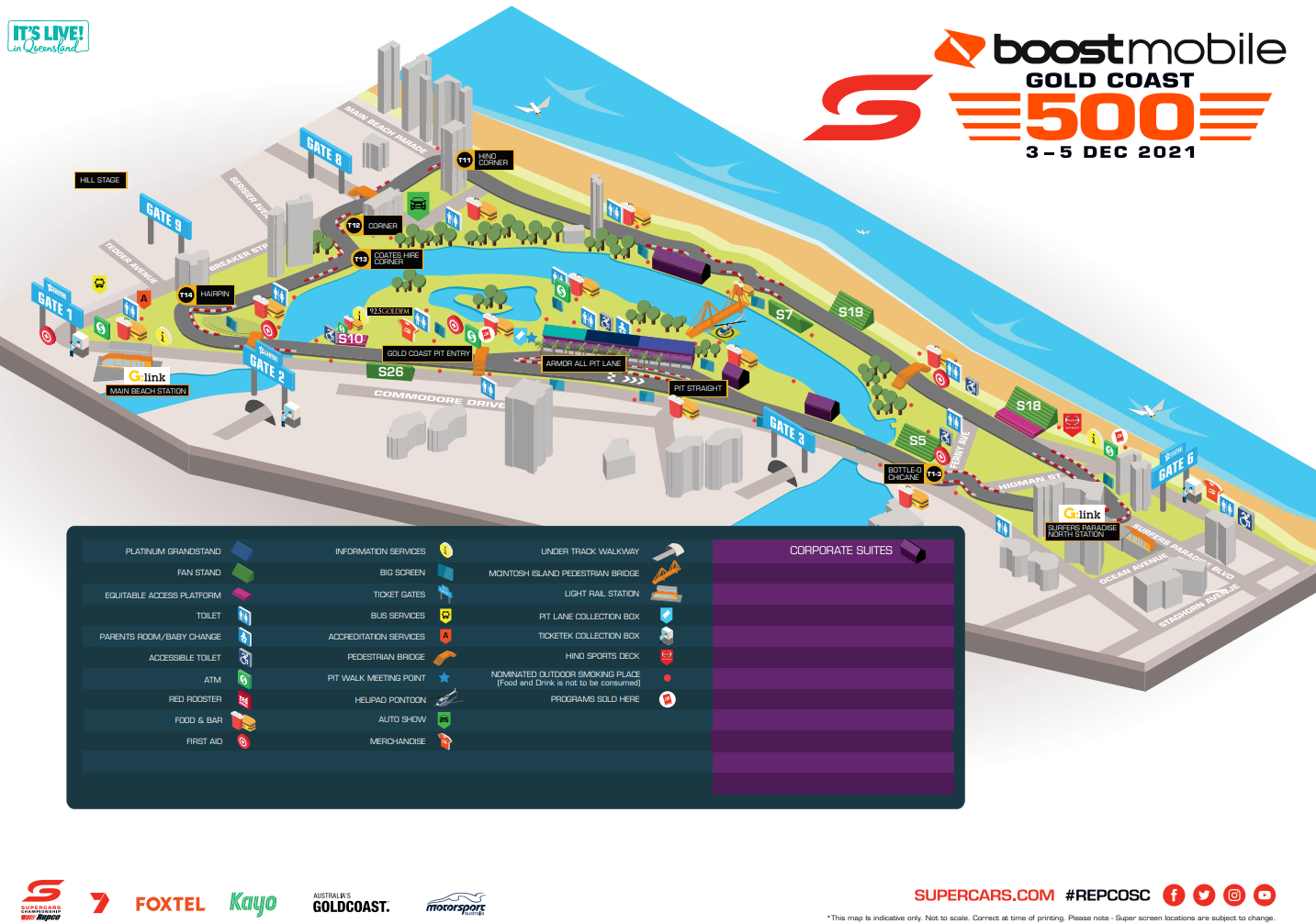 Gold Coast 500 2021 Dates, Concert Tickets, Track & Program Schedule